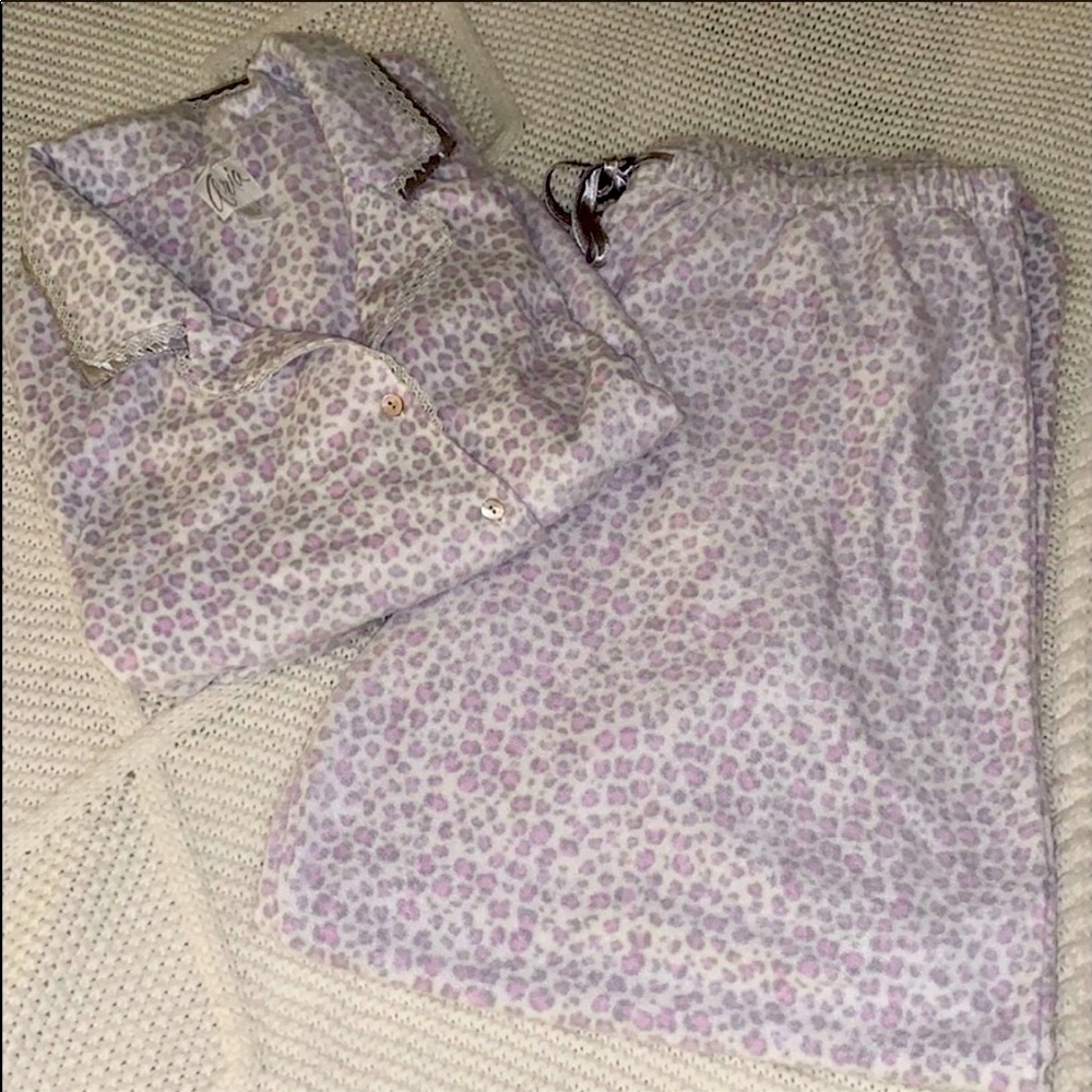 Snow Leopard Fleece PJs